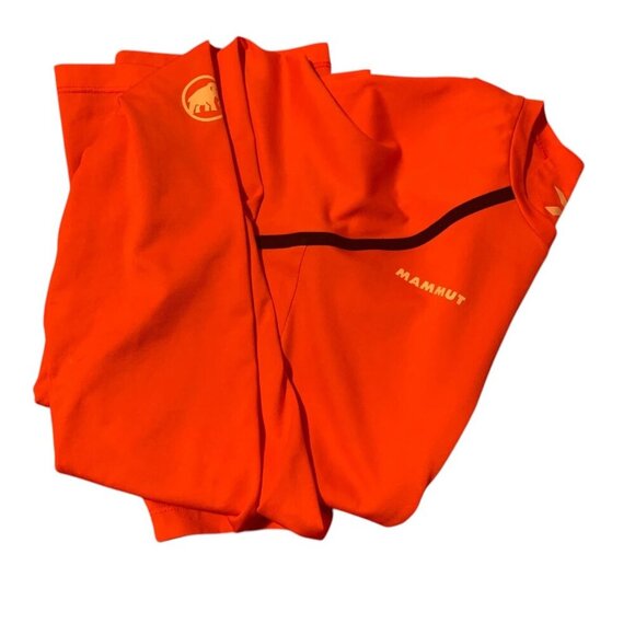 Mammut Women's Long Sleeve Orange Performance Shirt Sz L Lightweight  Activewear - Picture 10 of 11